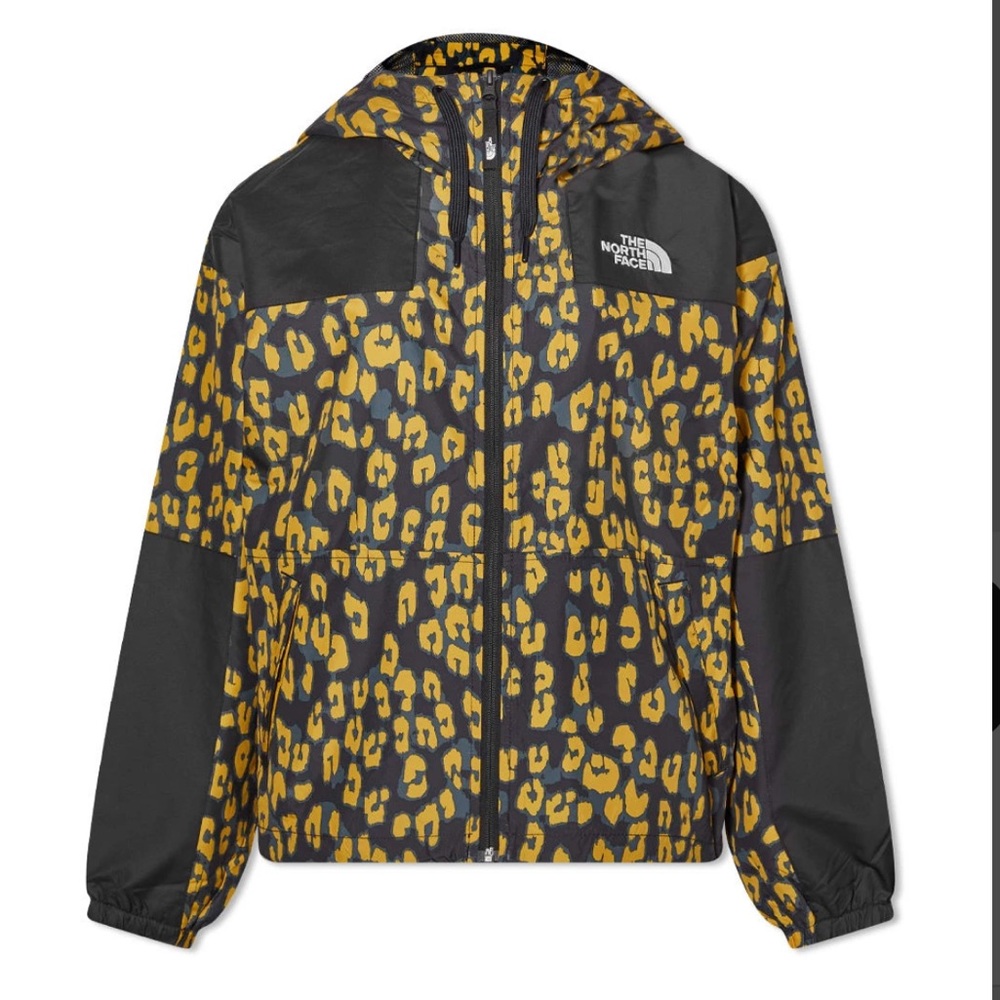 Cheetah/Leopard printed northface windbreaker - Picture 3 of 3